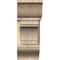Ekena Millwork Merced Traditional Rough Sawn Bracket w/ Offset Brace, Douglas Fir, 8"W x 20"D x 20"H BKT0806X20X20MRC01RDF - alternate 4